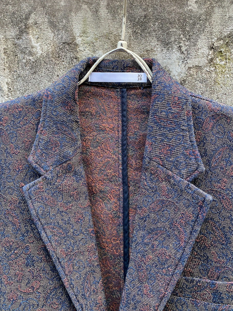 INDIGO JACQUARD JACKET