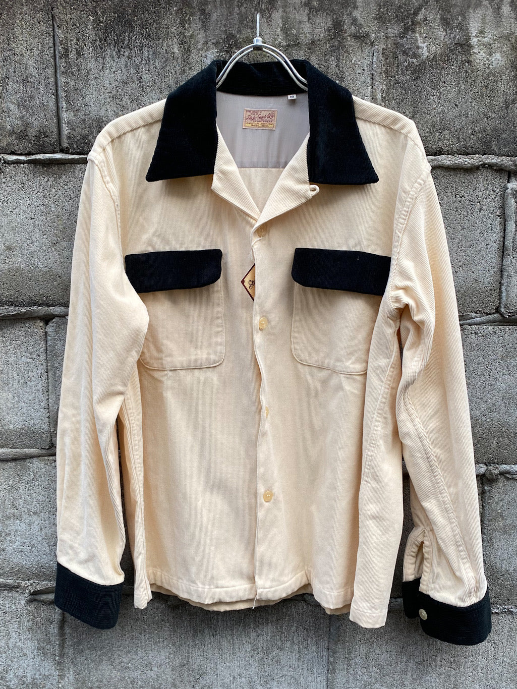 "Two-Tone" CORDUROY SPORT SHIRT