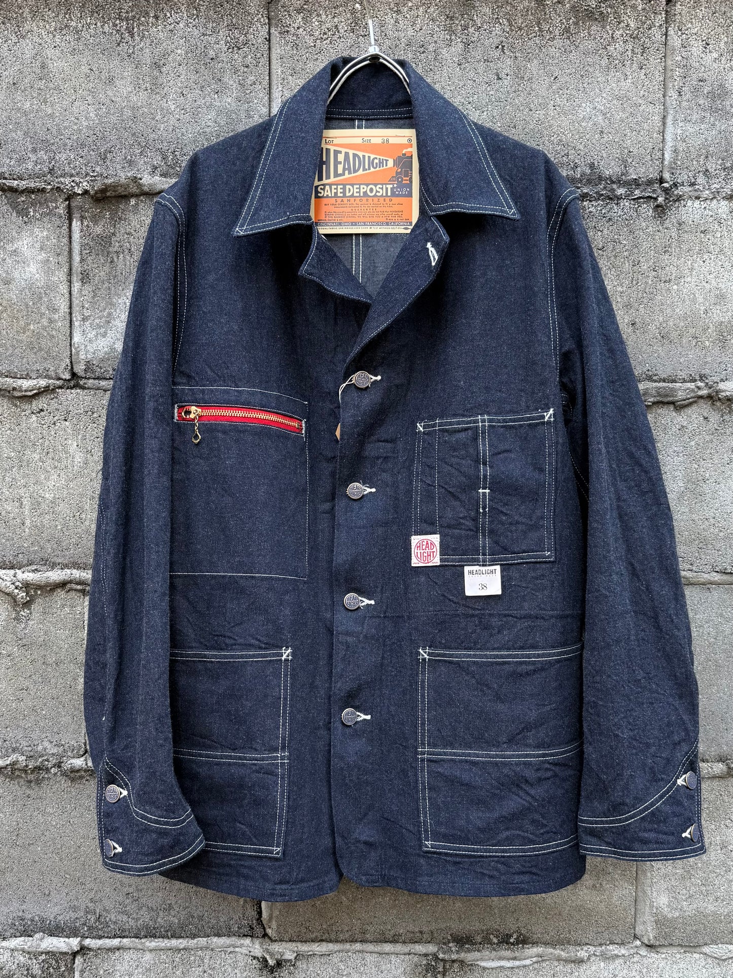 11oz. BLUE DENIM WORK COAT