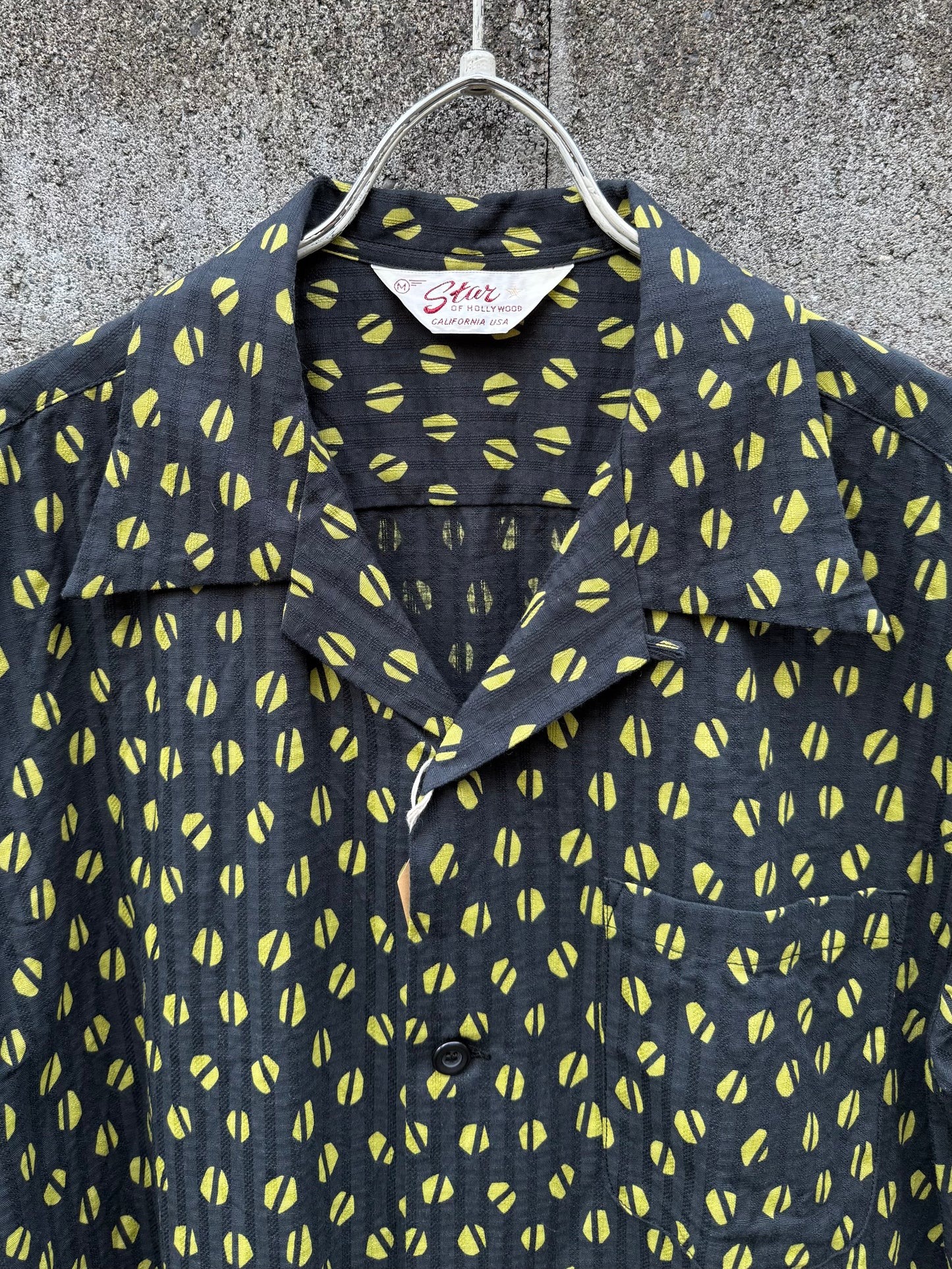 DOBBY COTTON OPEN SHIRT “BLUE MOUNTAIN”