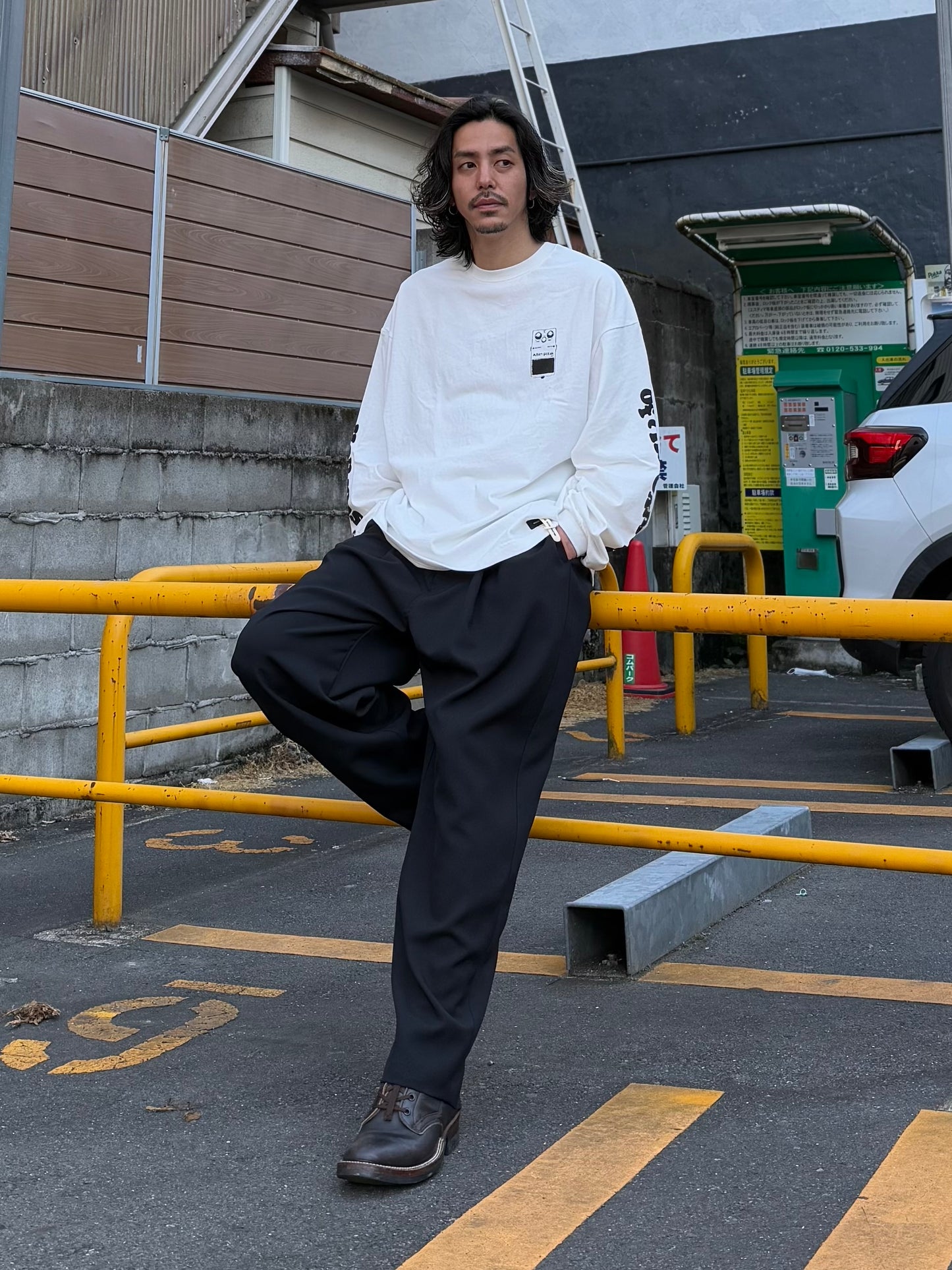 distortion long sleeve T