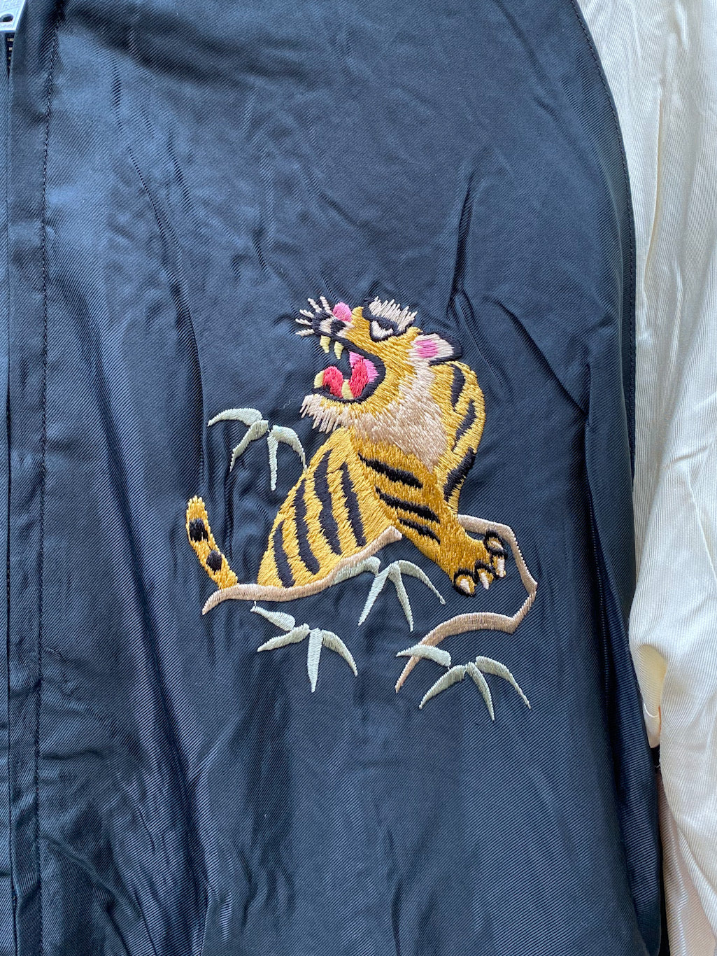 アセテート スカジャン ROARING TIGER×EAGLE