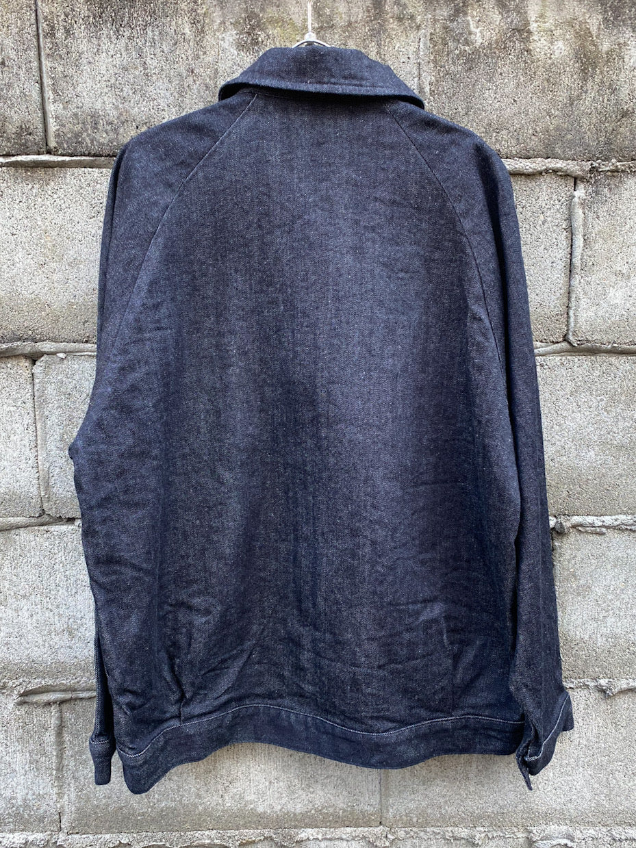備後 10.5oz セルヴィッチ 青耳ストレッチデニム トラッカージャケット