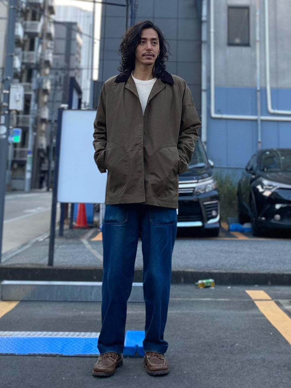 Waxed Cotton Coach Jacket