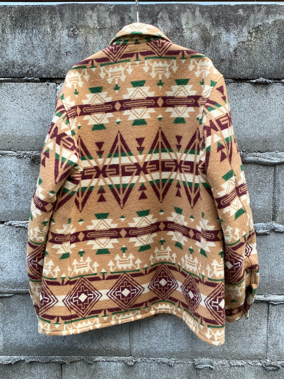 NATIVE AMERICAN WOOL BLANKET JACKET