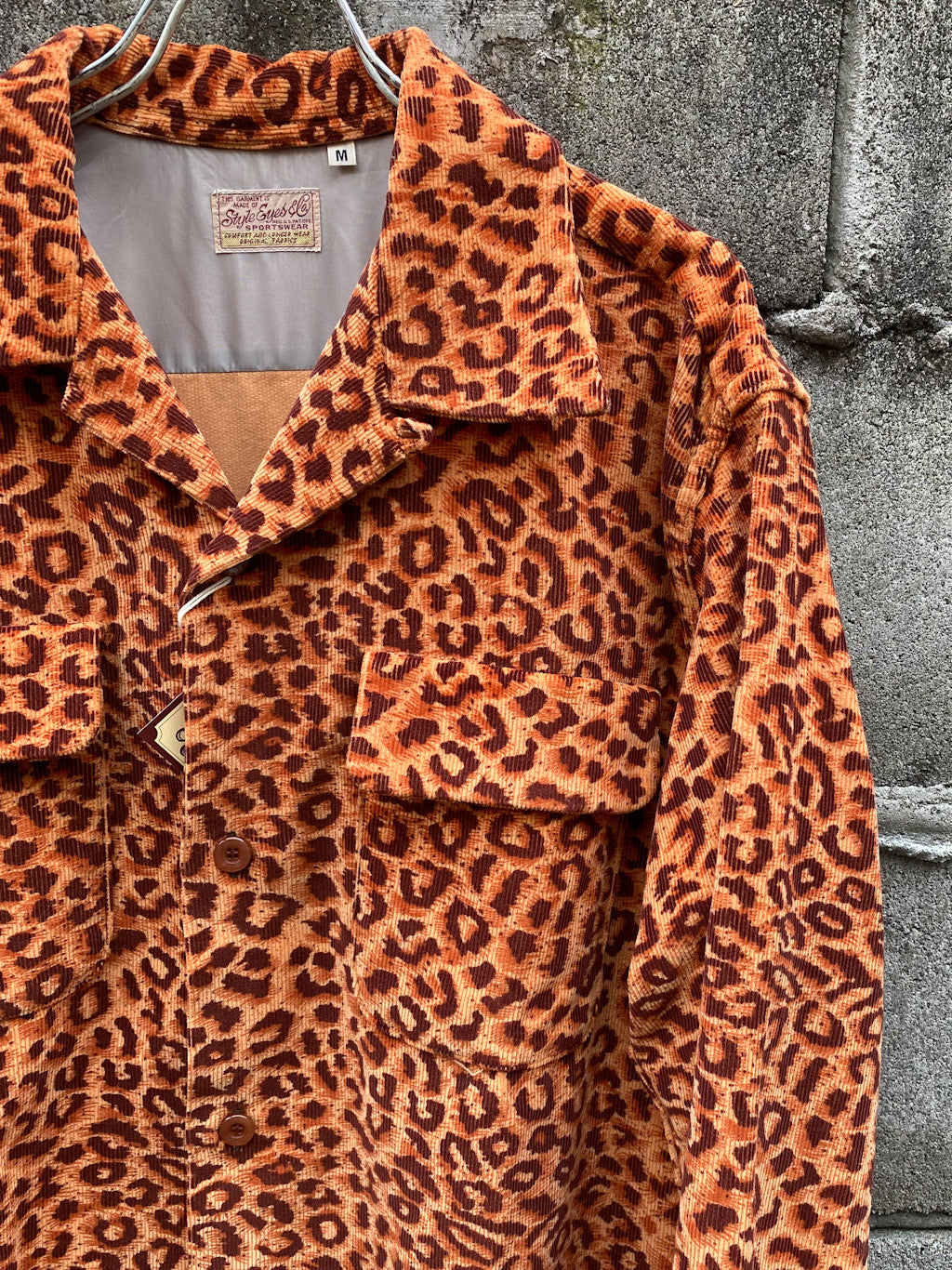 "LEOPARD" CORDUROY SPORTS SHIRTS