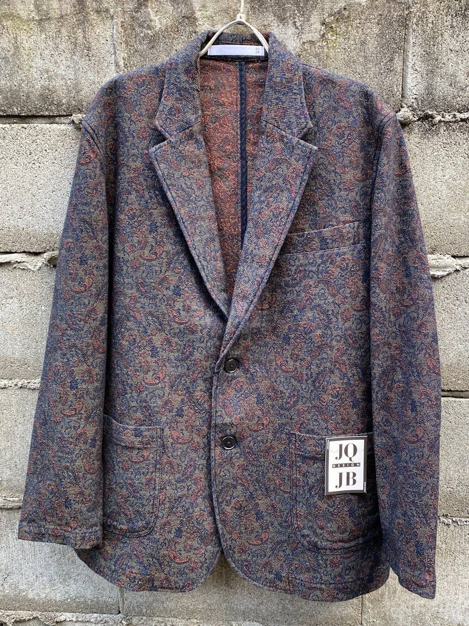 INDIGO JACQUARD JACKET