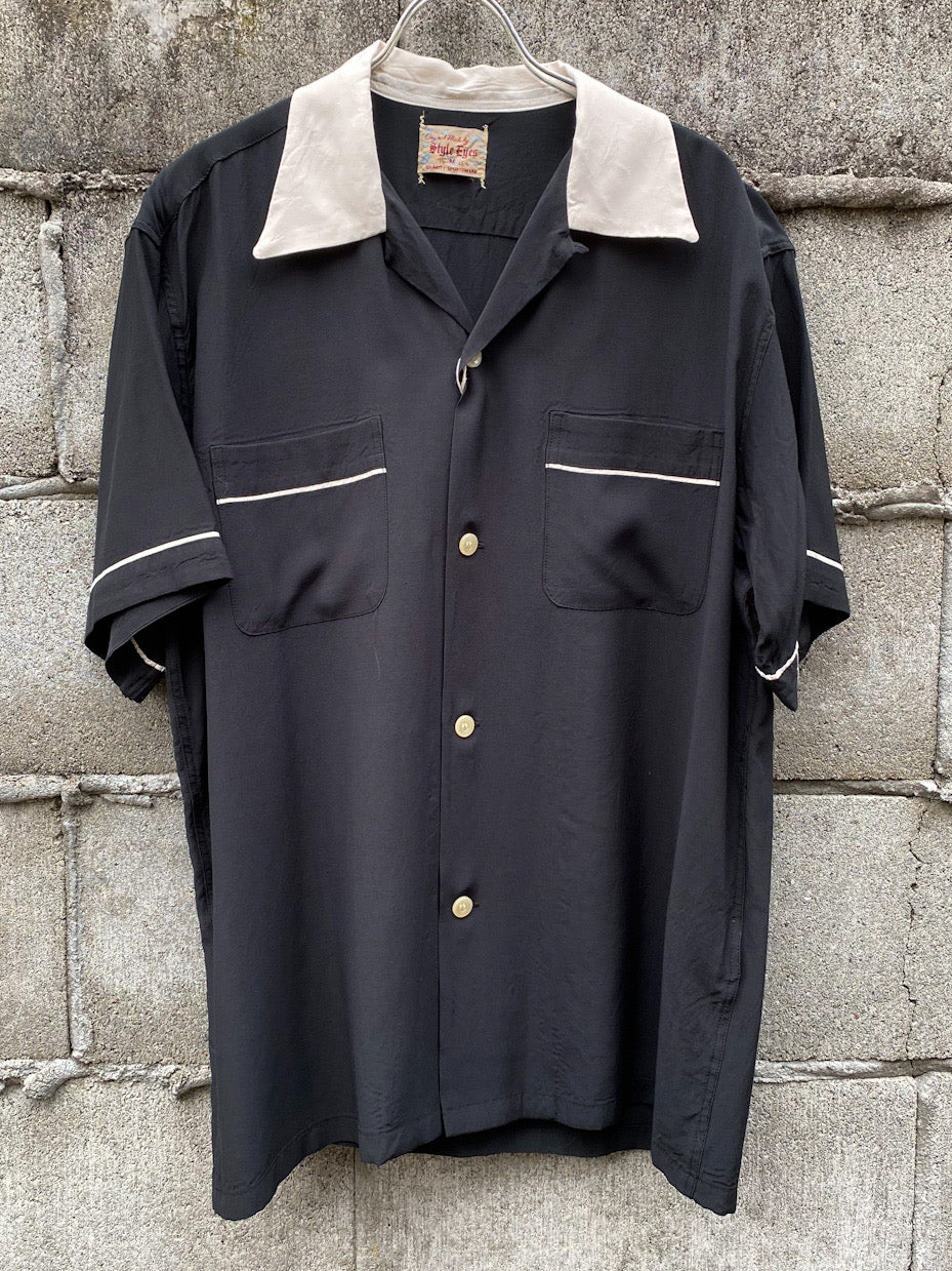 PIPING RAYON BOWLING SHIRT