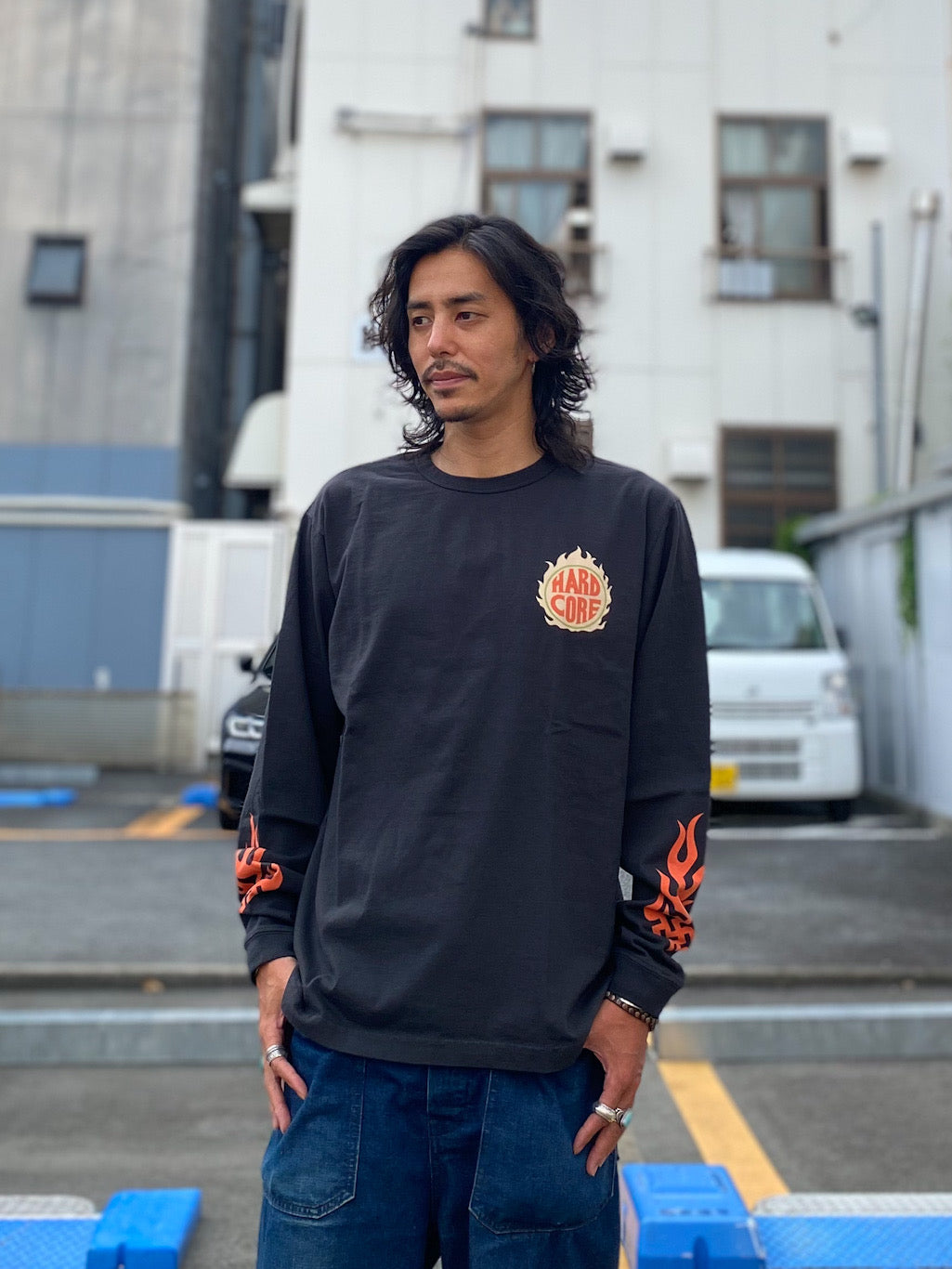 L/S T-SHIRT ”FLAMING”