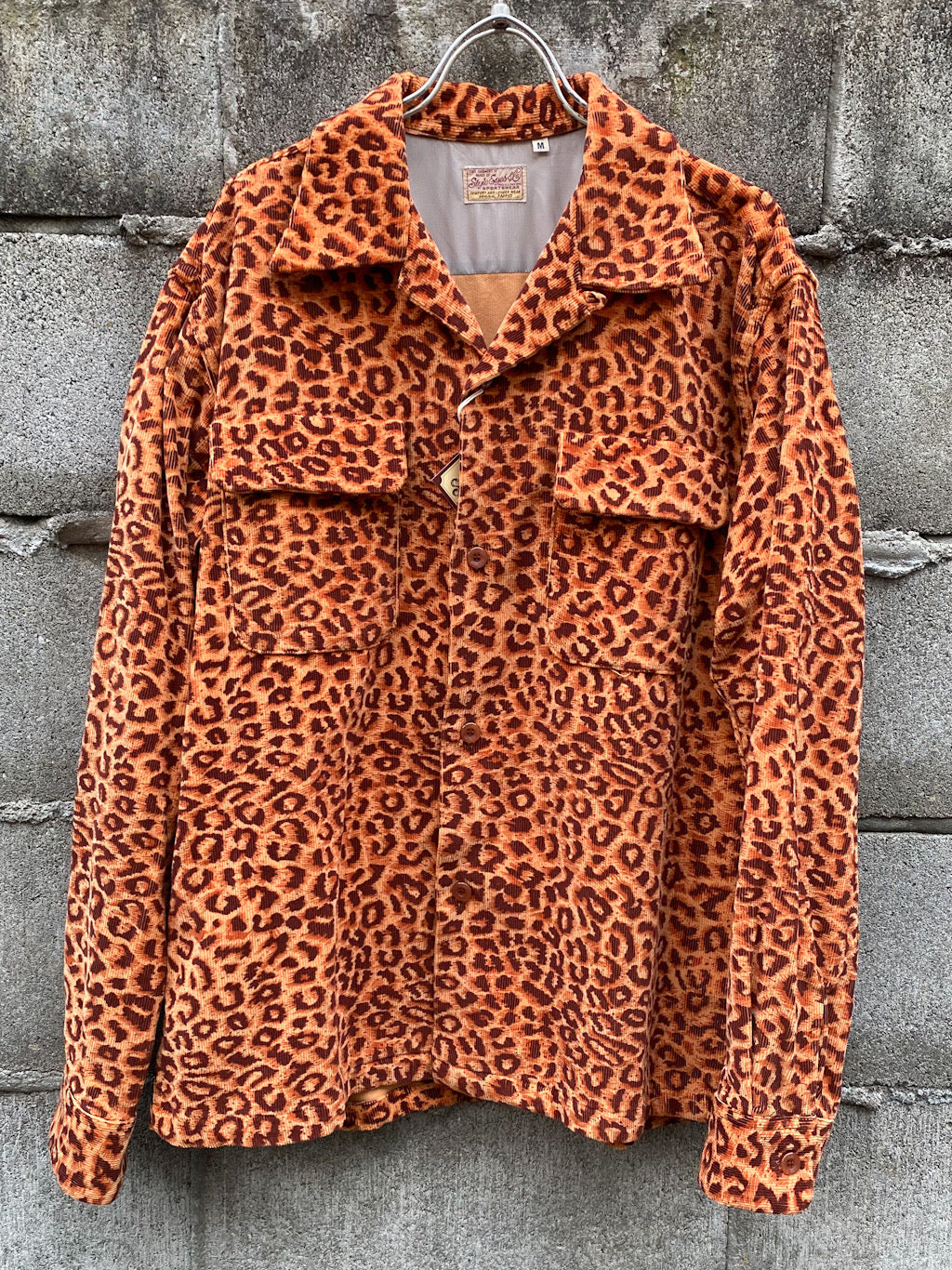"LEOPARD" CORDUROY SPORTS SHIRTS