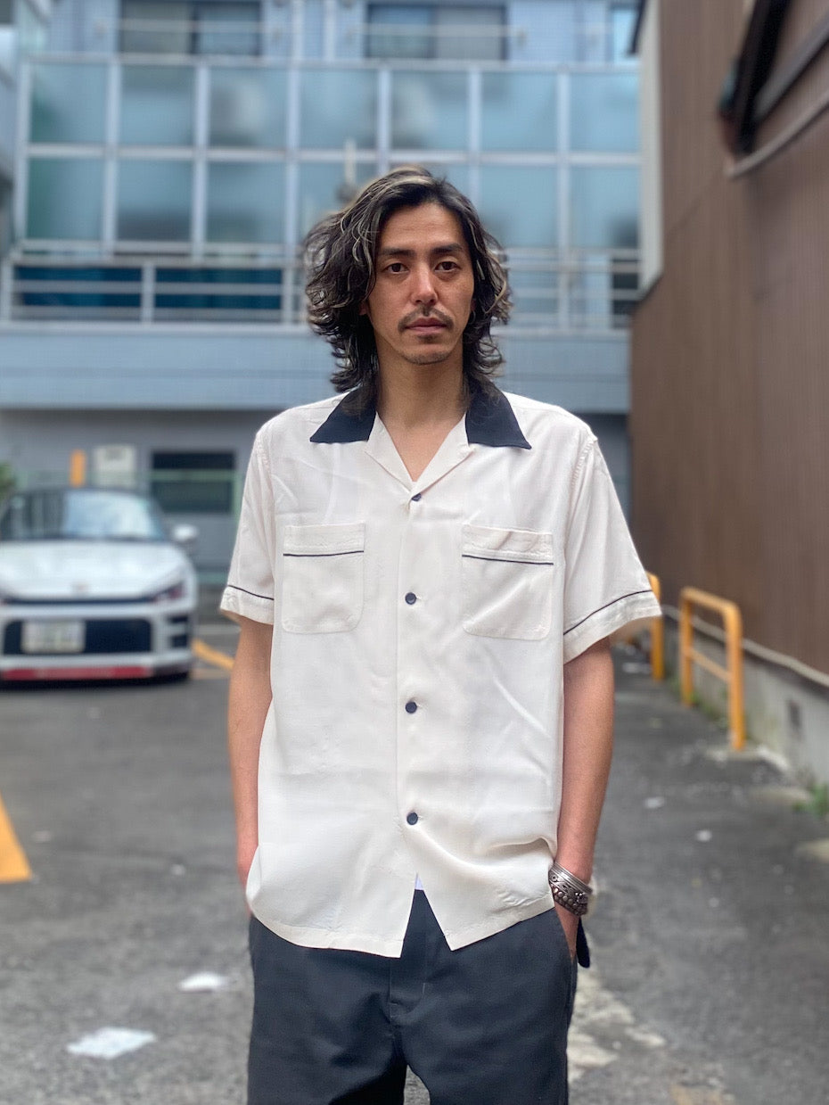 PIPING RAYON BOWLING SHIRT