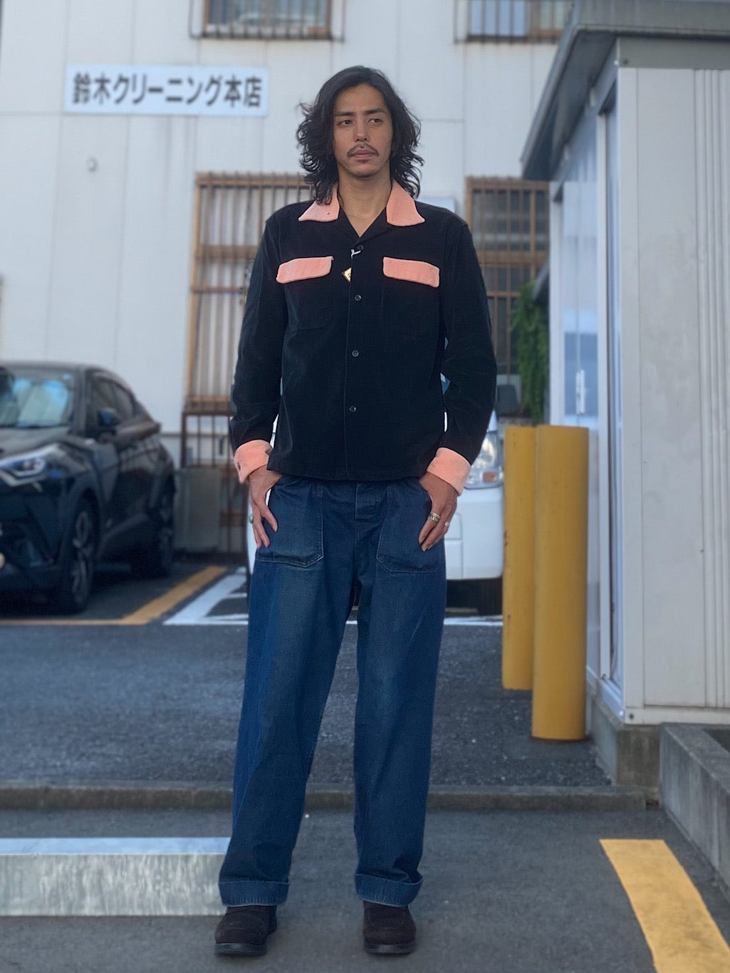 "Two-Tone" CORDUROY SPORT SHIRT