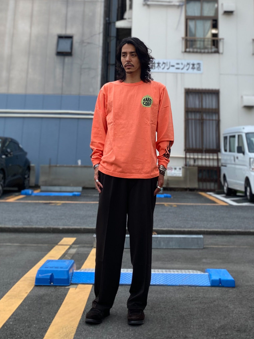 L/S T-SHIRT ”FLAMING”