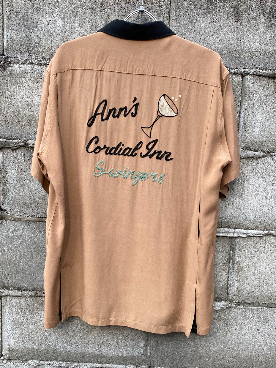 RAYON BOWLING SHIRT “ANN'S CORDIAL INN”
