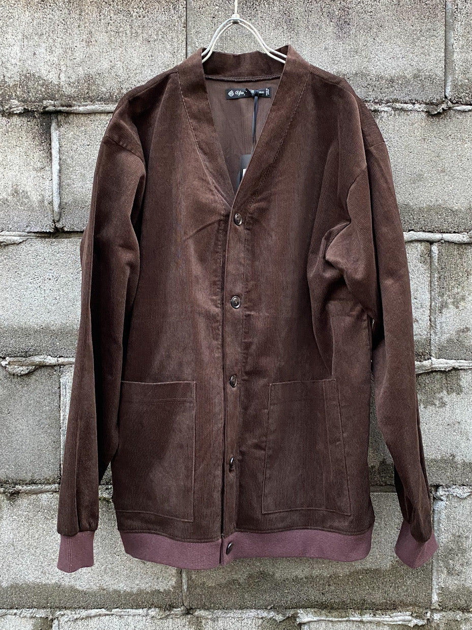 14W(ウェール) コットンコーディロイ ノーカラージャケット
