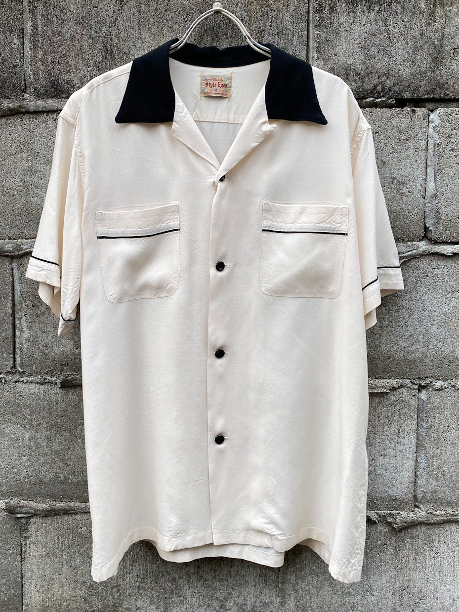 PIPING RAYON BOWLING SHIRT