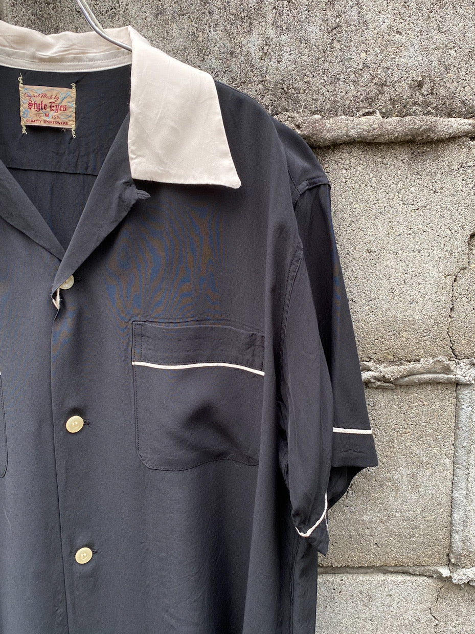 PIPING RAYON BOWLING SHIRT
