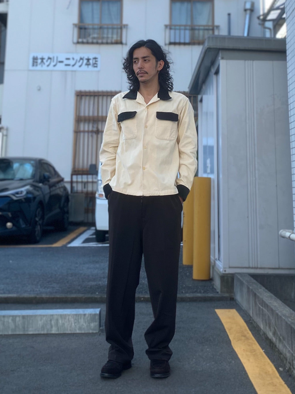 "Two-Tone" CORDUROY SPORT SHIRT