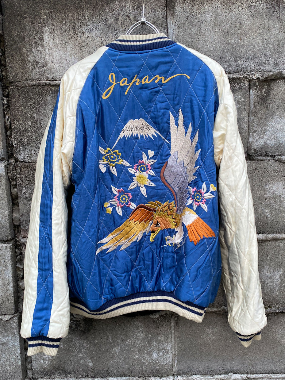 Mid 1950s Style Velveteen Souvenir Jacket “WHITE TIGER” × “EAGLE”