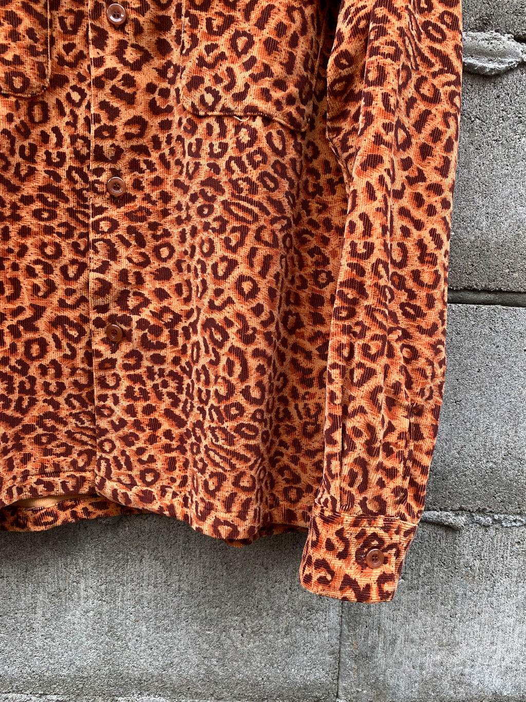 "LEOPARD" CORDUROY SPORTS SHIRTS