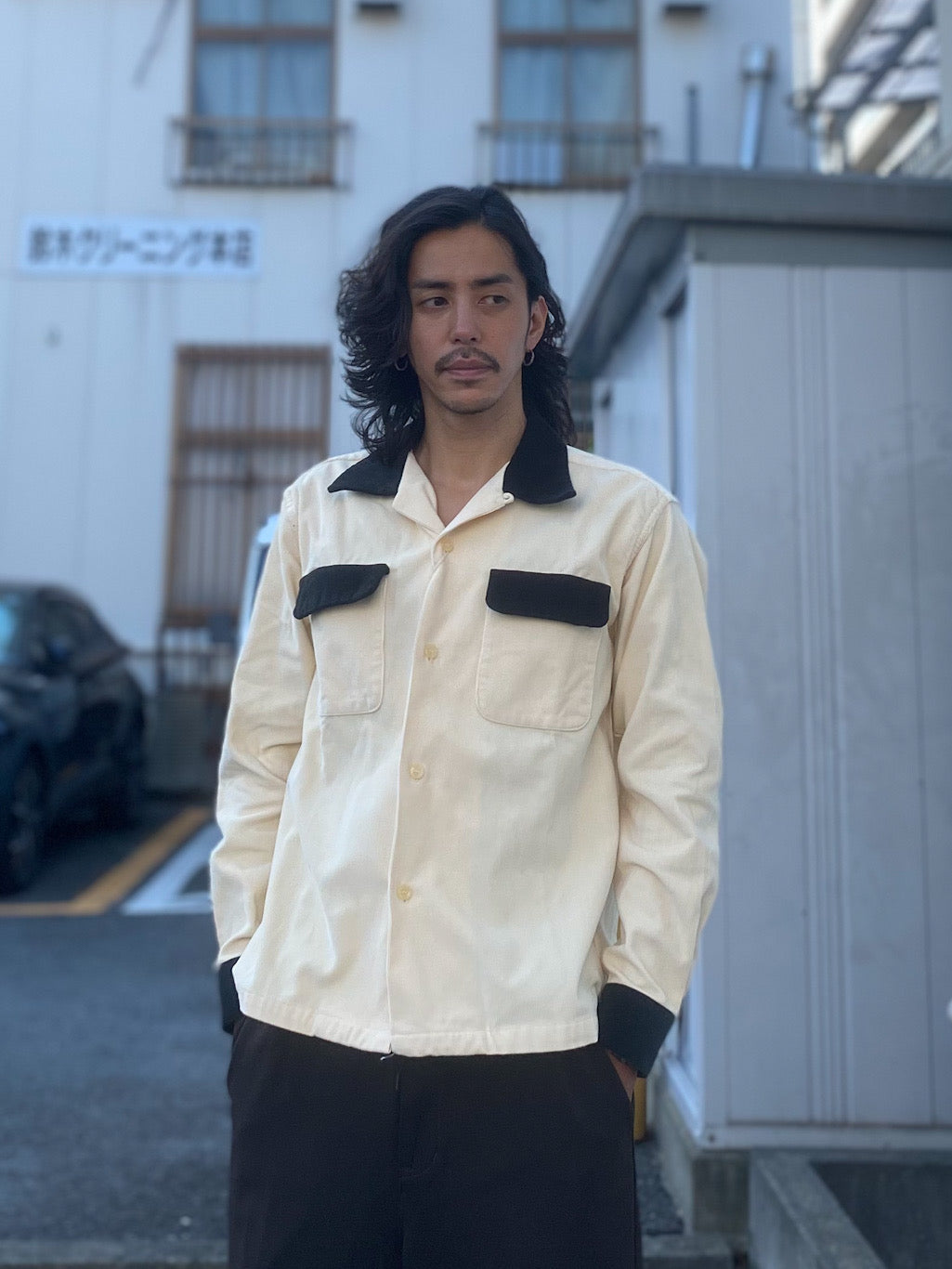 "Two-Tone" CORDUROY SPORT SHIRT