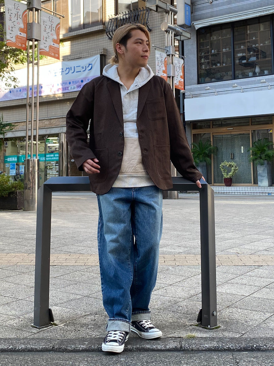 Naturemier(ナチュレミア)TECH メランジトロツイル テーラードジャケット