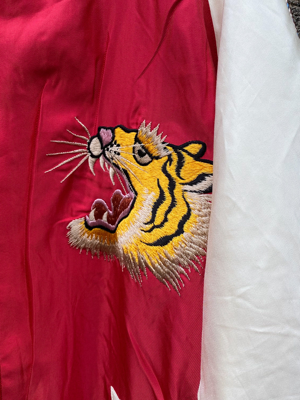 アセテート スカジャン ROARING TIGER×EAGLE
