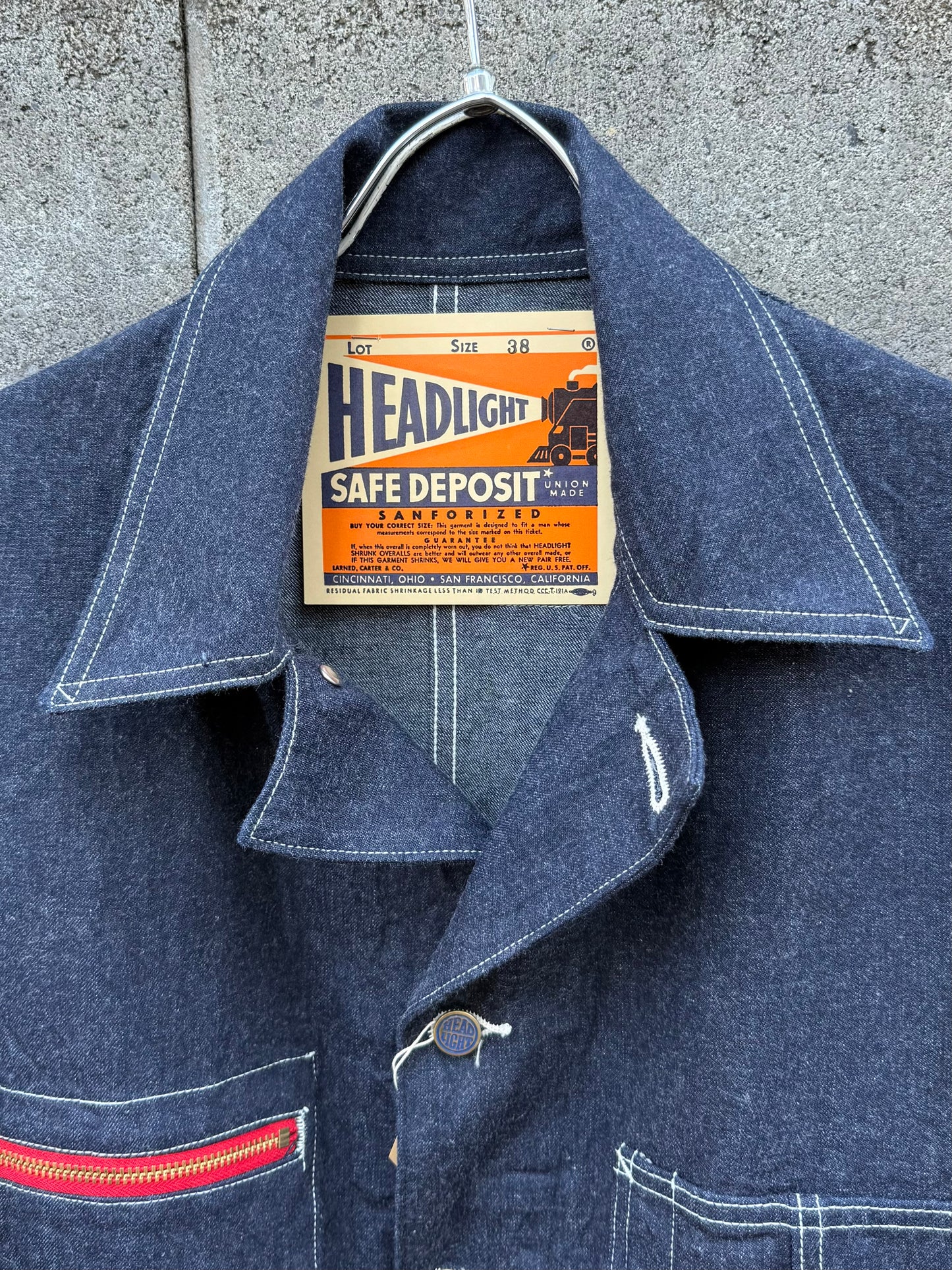 11oz. BLUE DENIM WORK COAT