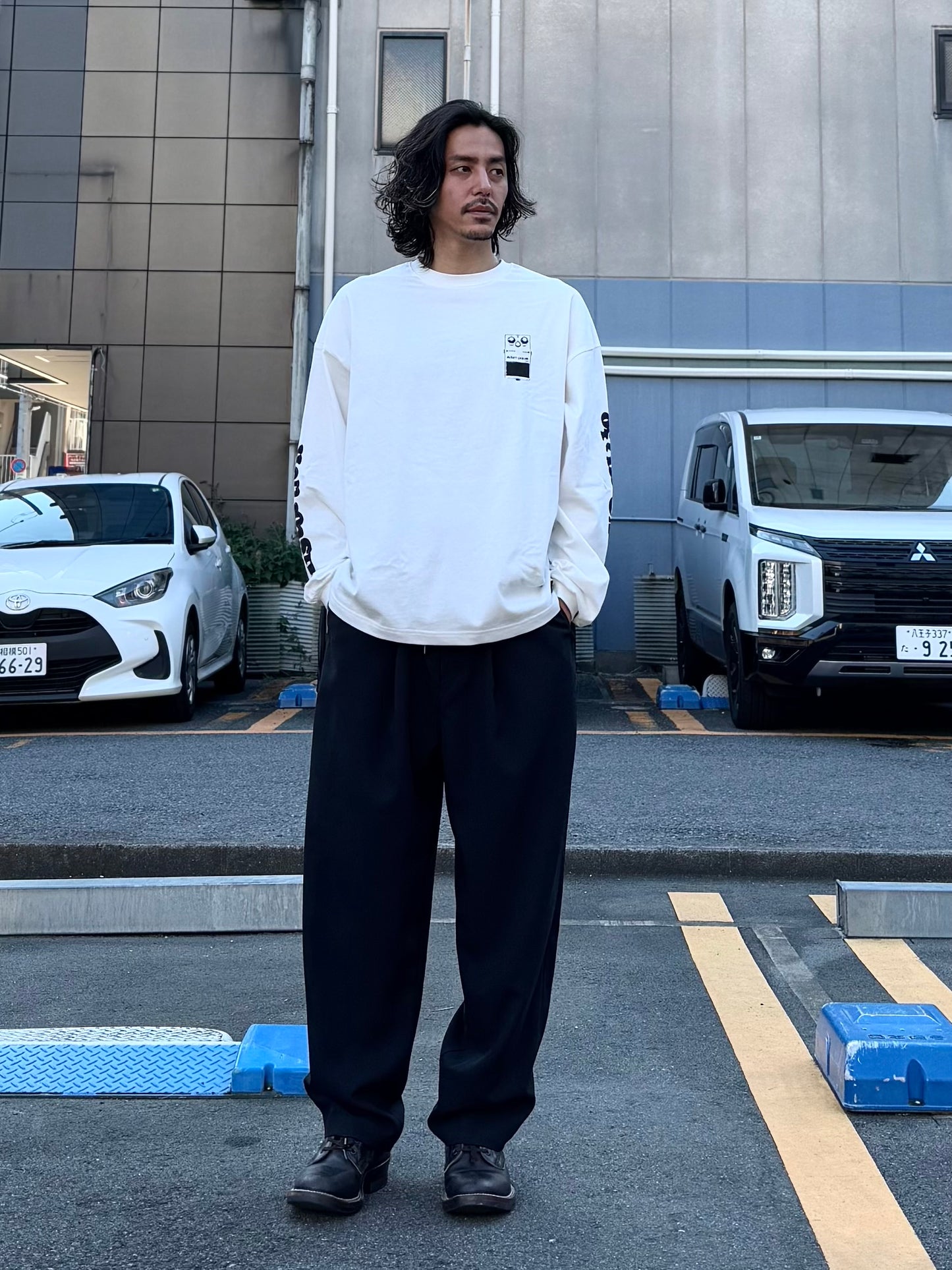 distortion long sleeve T