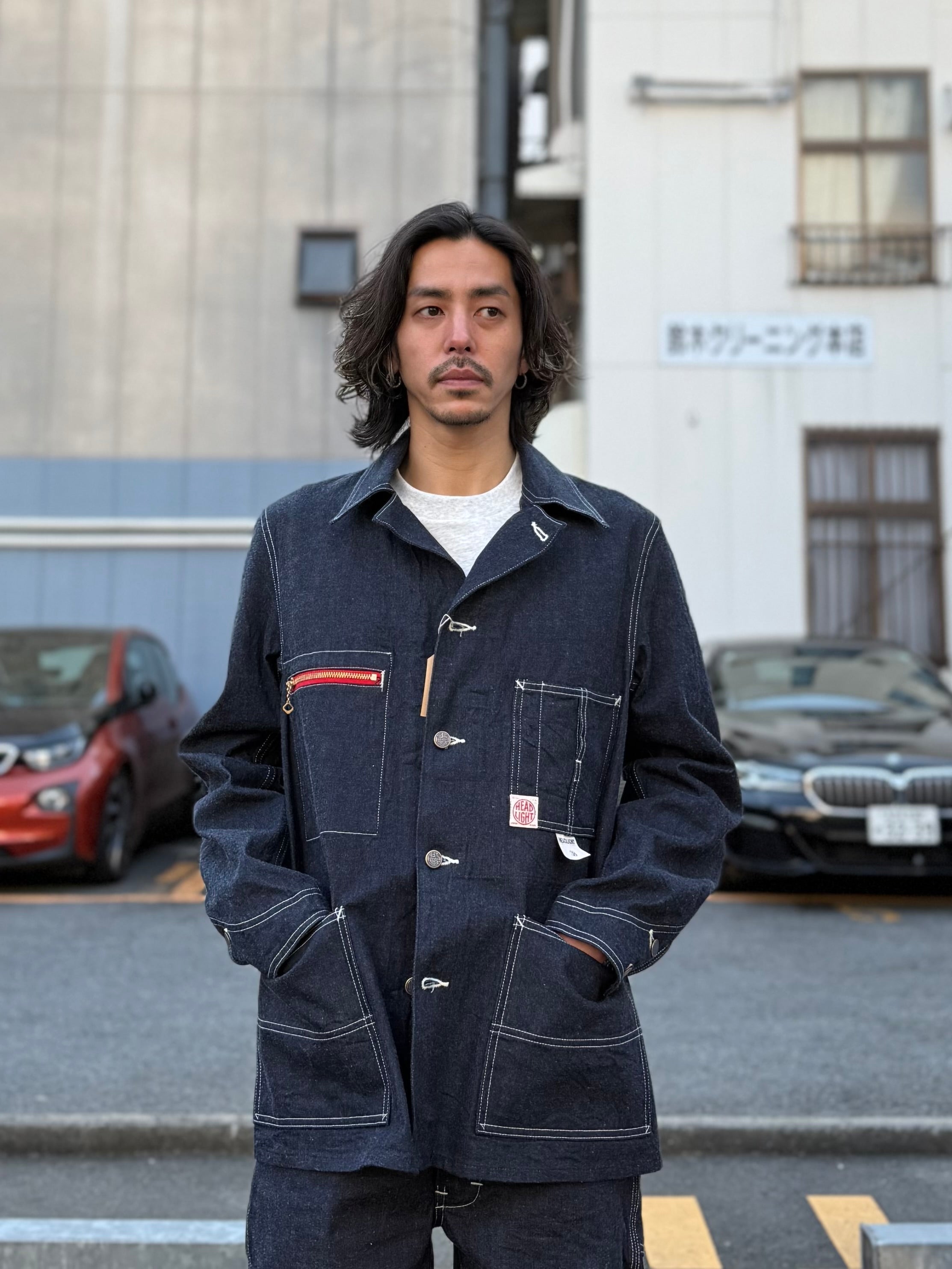 ジャケット・アウター HEADLIGHT 11oz. BLUE DENIM WORK COAT HEAD LIGHT 11oz. BLUE DENIM WORK COAT｜UTSURA