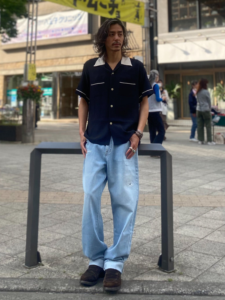 PIPING RAYON BOWLING SHIRT