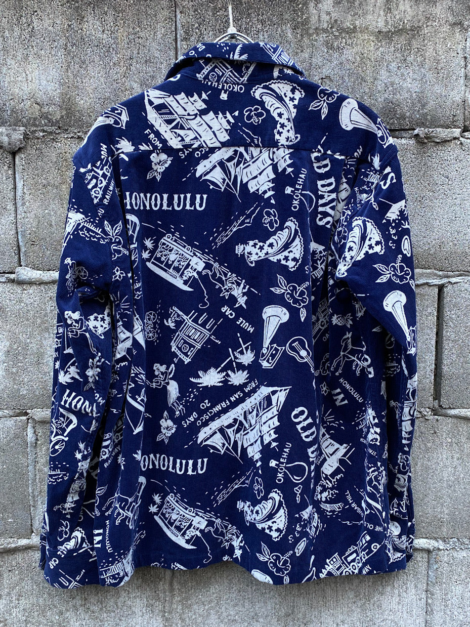 CORDUROY L/S OPEN SHIRT
"GOOD OLD DAYS"