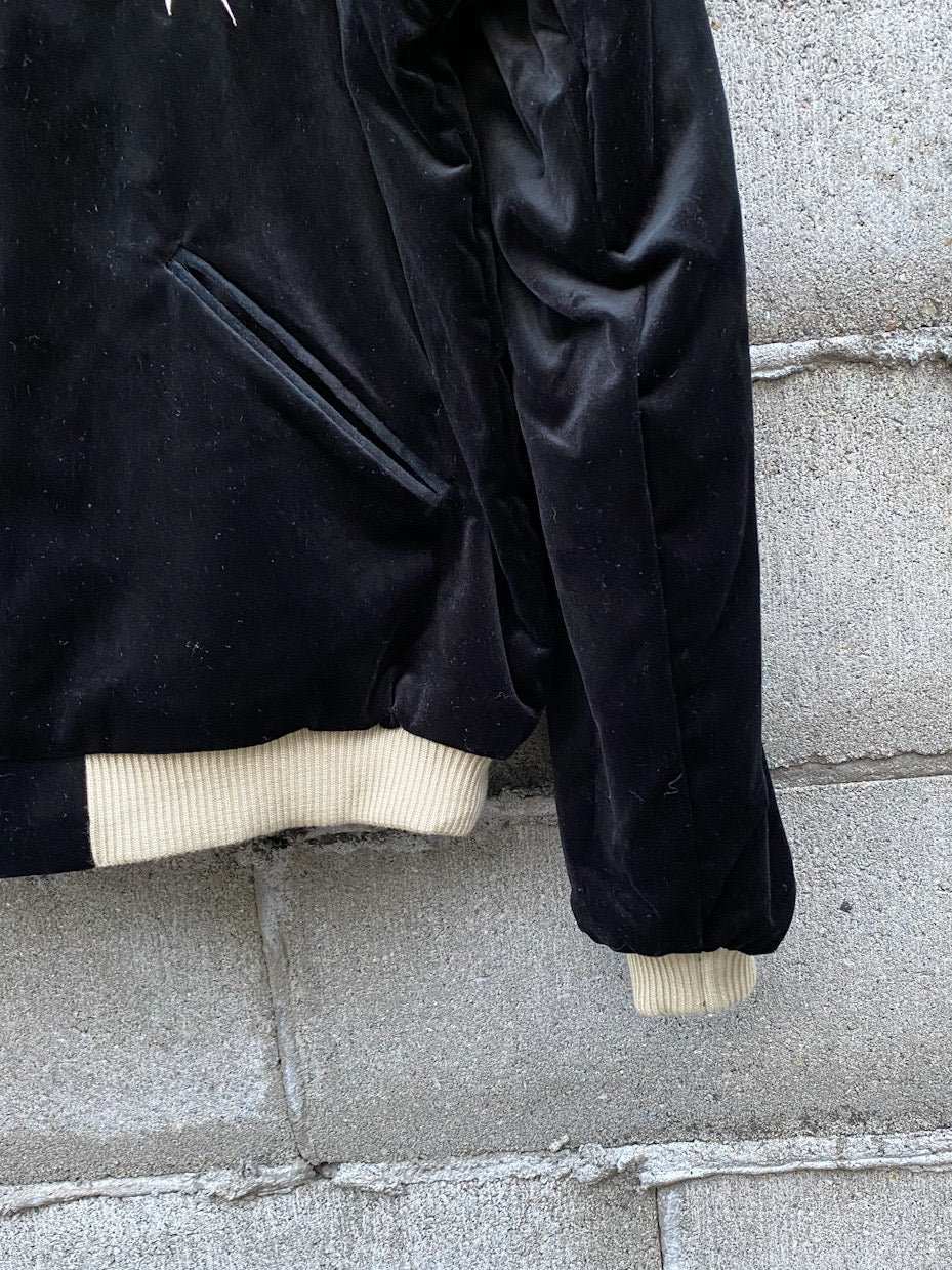 Mid 1950s Style Velveteen Souvenir Jacket “WHITE TIGER” × “EAGLE”