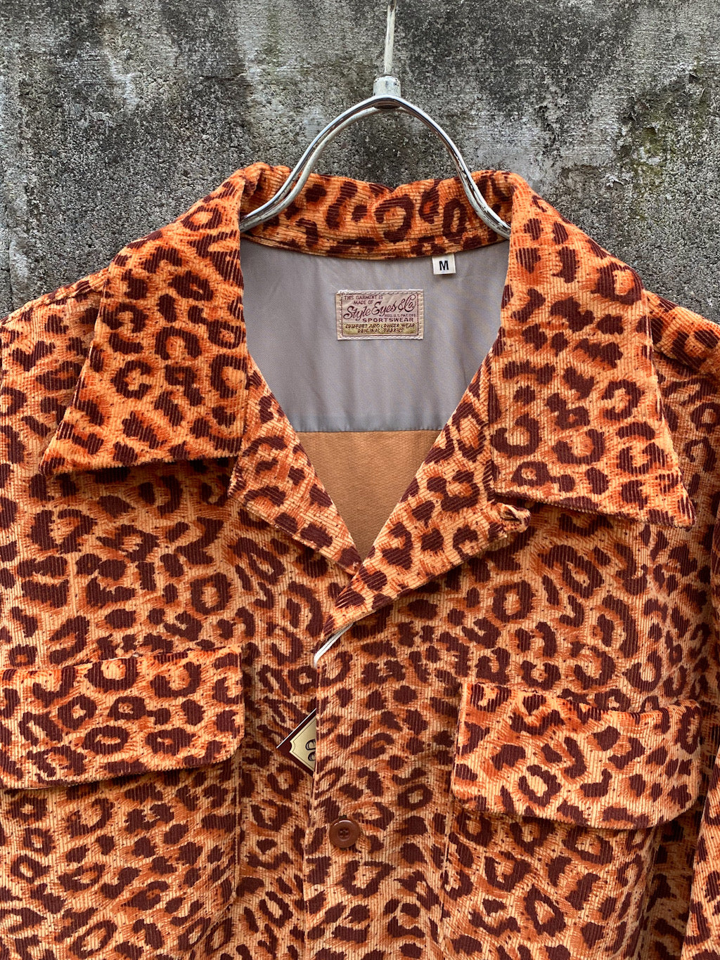 "LEOPARD" CORDUROY SPORTS SHIRTS