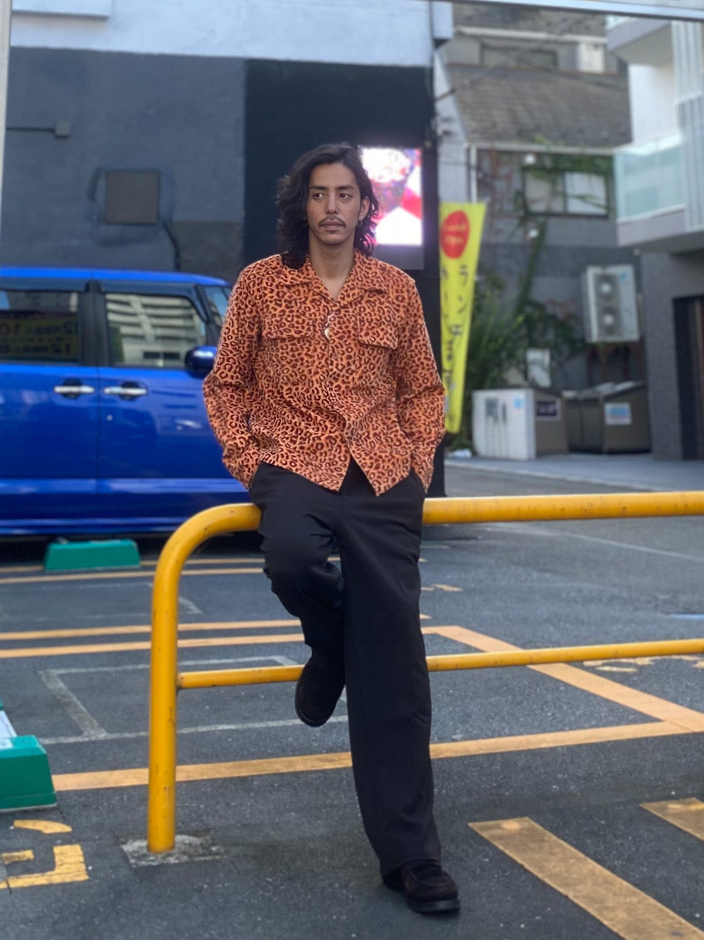 "LEOPARD" CORDUROY SPORTS SHIRTS
