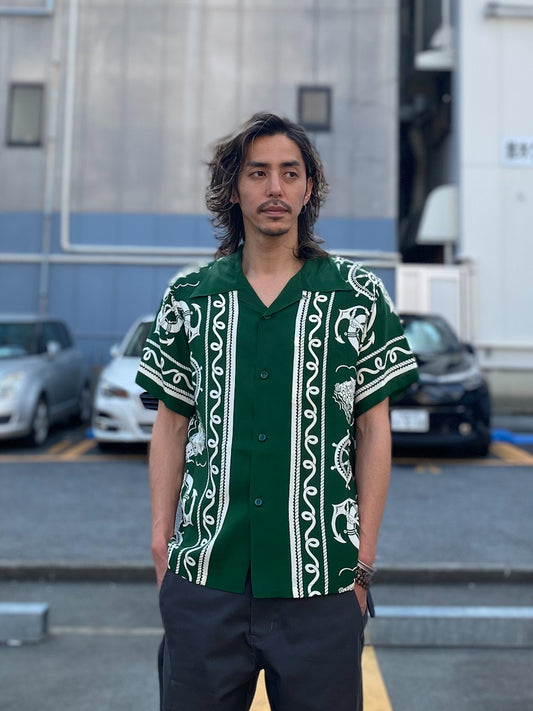 RAYON HAWAIIAN SHIRT "ALL ABOARD"