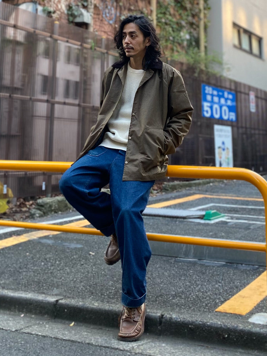 Waxed Cotton Coach Jacket