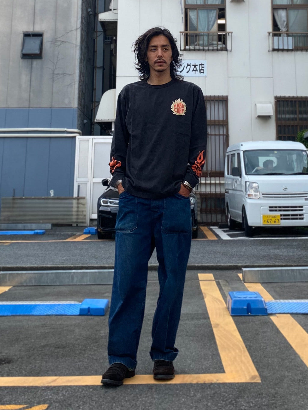 L/S T-SHIRT ”FLAMING”