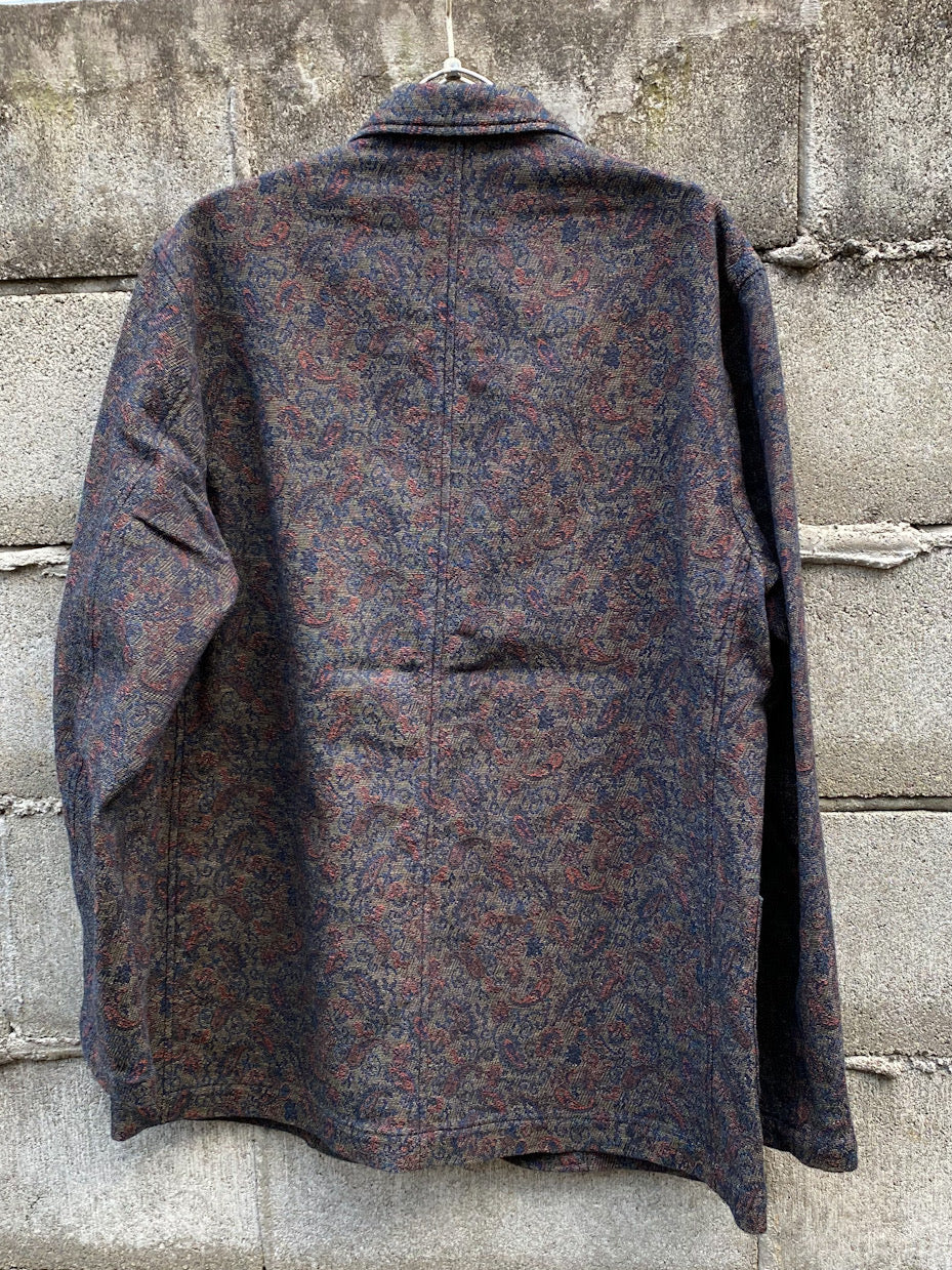 INDIGO JACQUARD JACKET