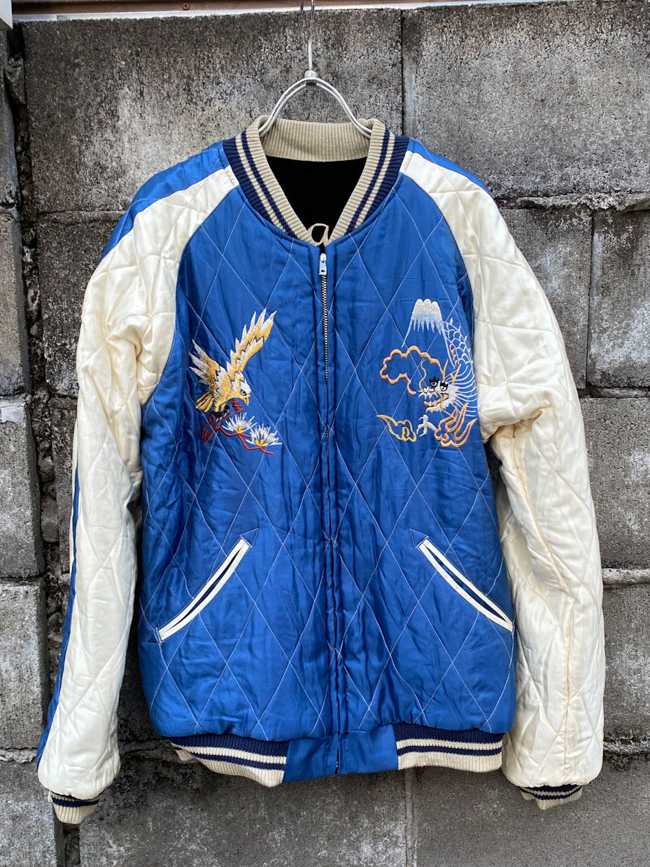 Mid 1950s Style Velveteen Souvenir Jacket “WHITE TIGER” × “EAGLE”