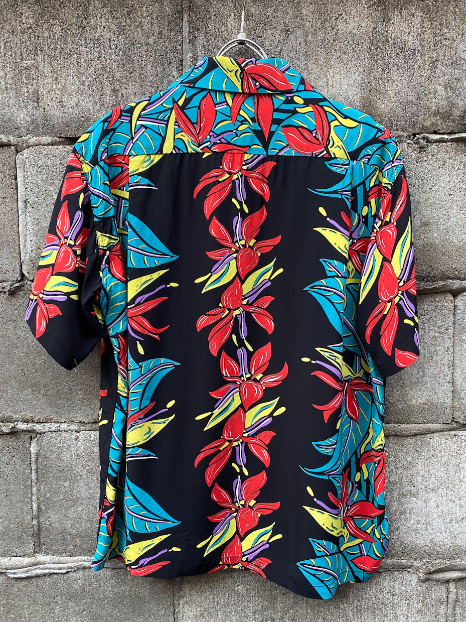 RAYON HAWAIIAN SHIRT
"BIRD OF PARADISE"
