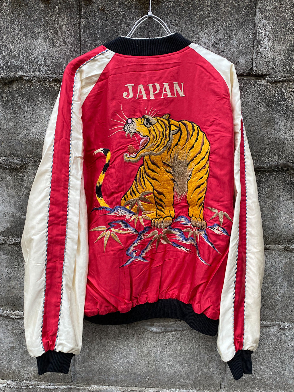 アセテート スカジャン ROARING TIGER×EAGLE