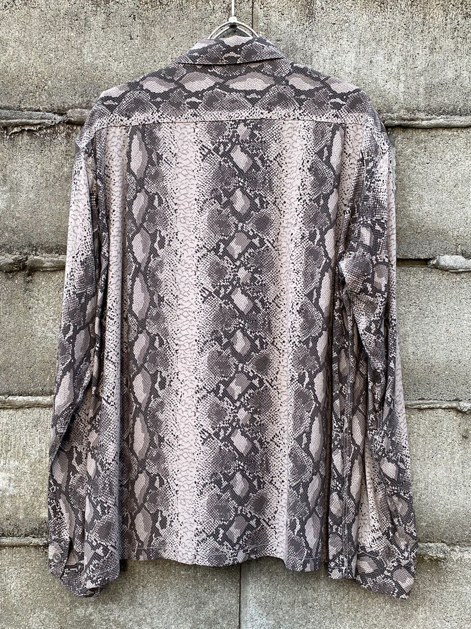 RAYON L/S OPEN SHIRT “SNAKE”
