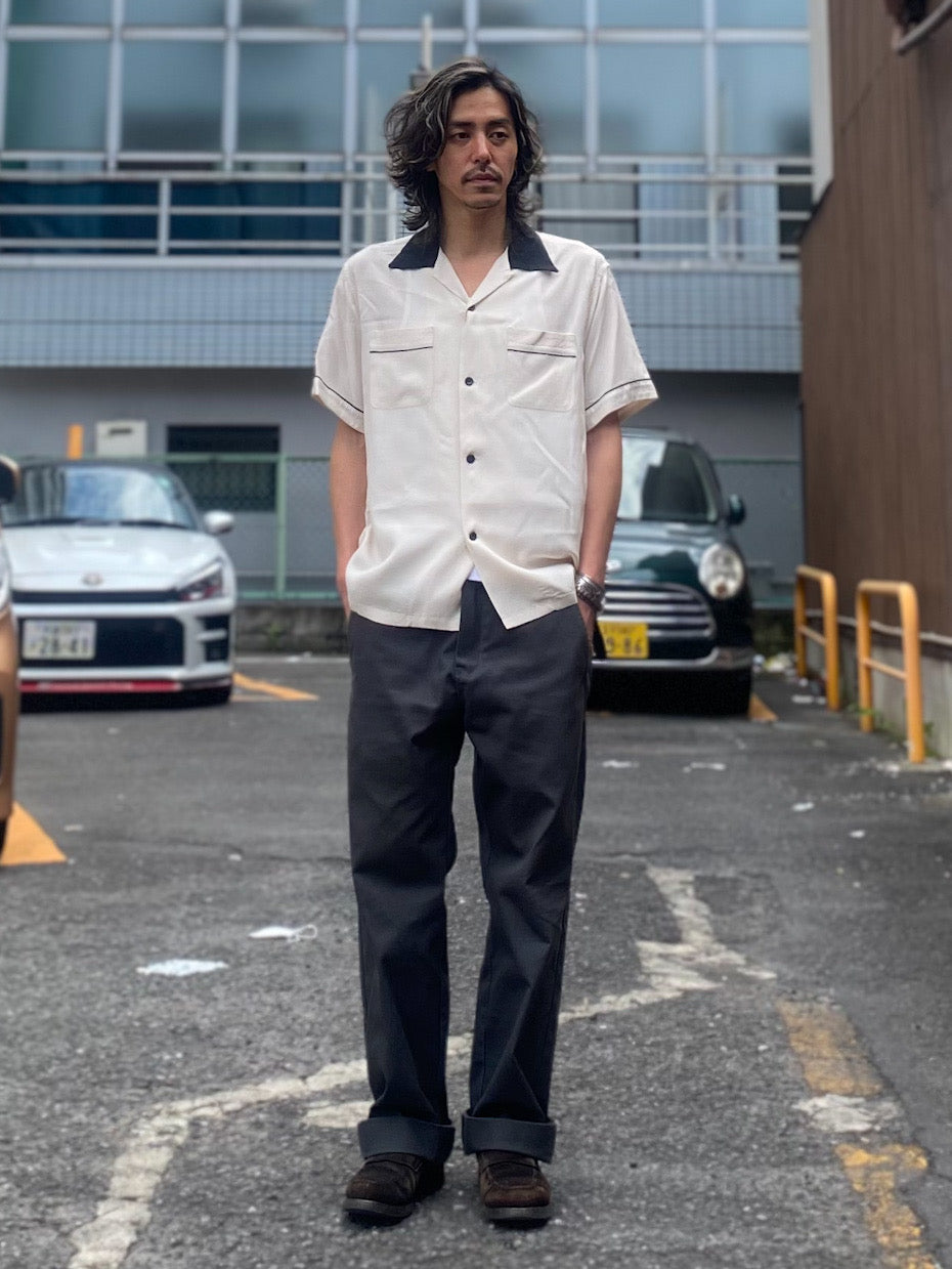PIPING RAYON BOWLING SHIRT