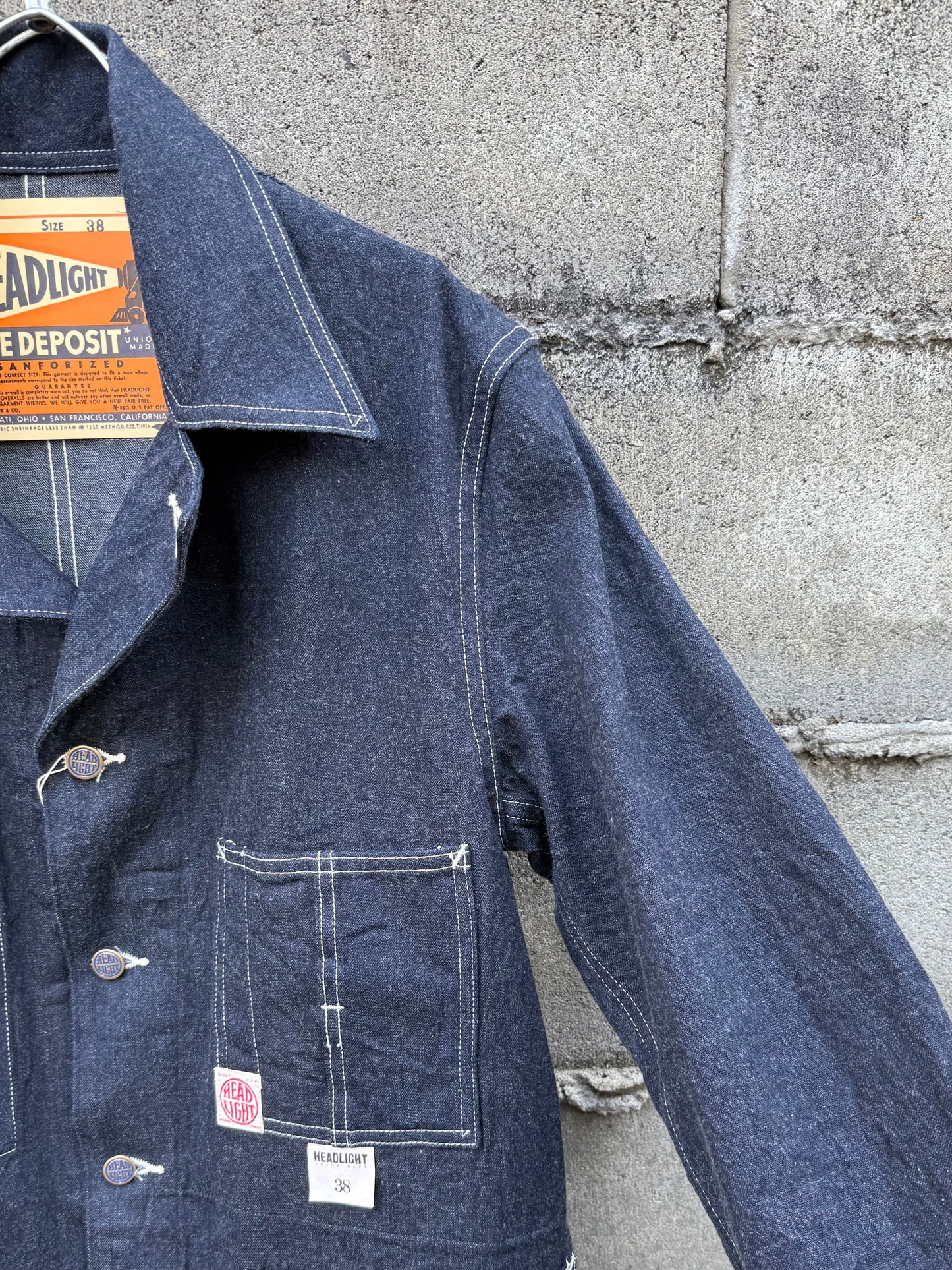 11oz. BLUE DENIM WORK COAT