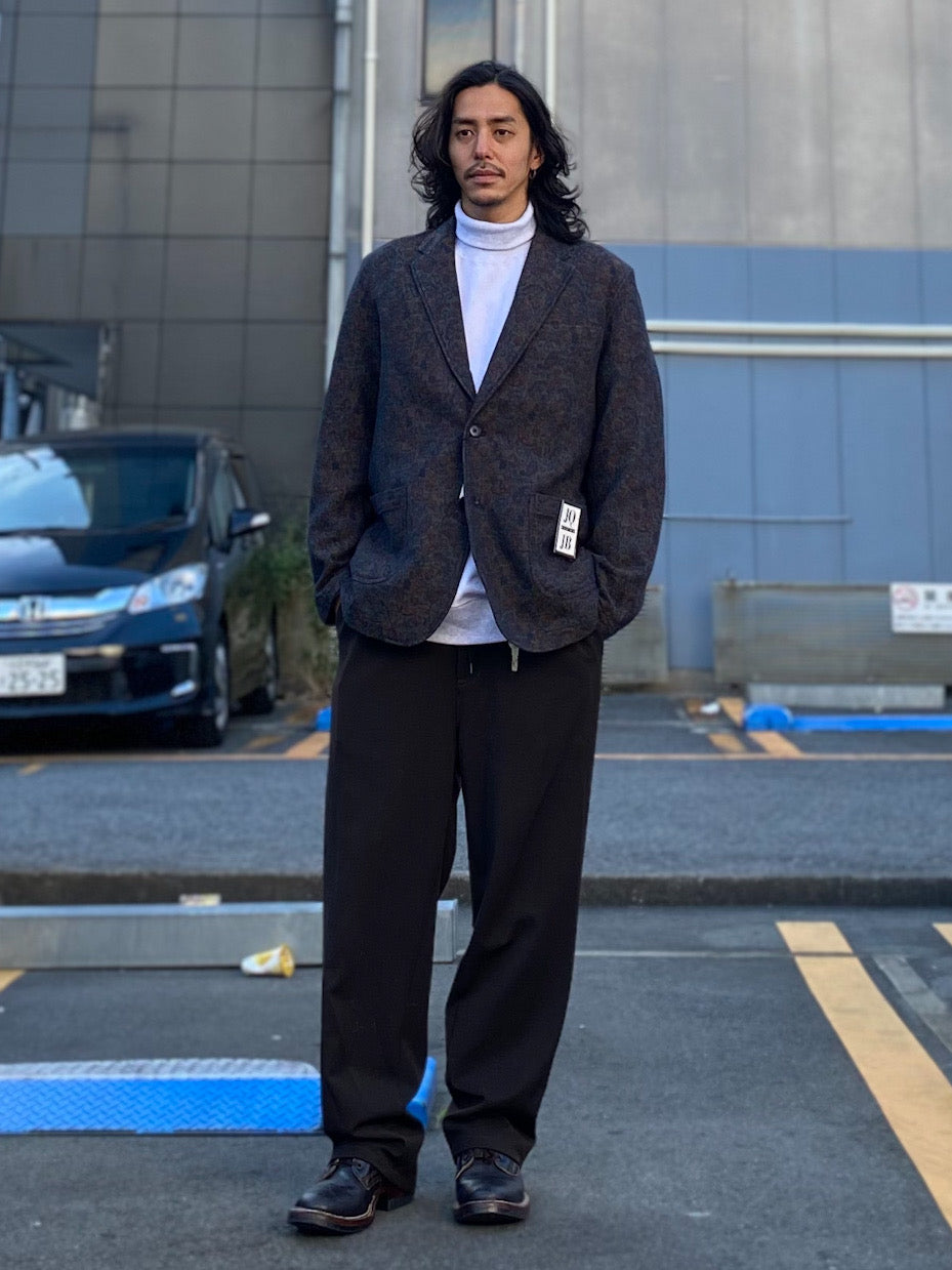INDIGO JACQUARD JACKET