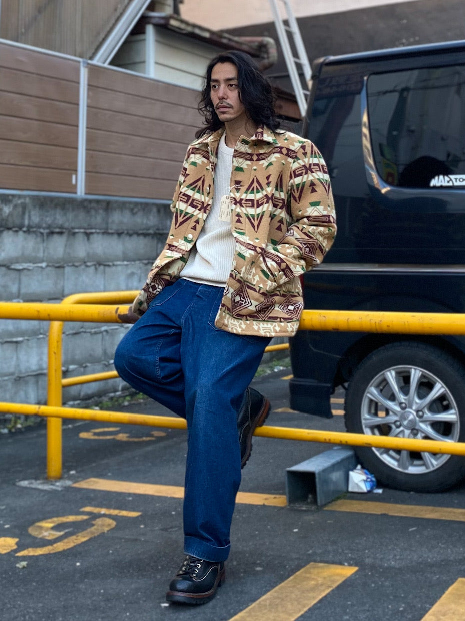 NATIVE AMERICAN WOOL BLANKET JACKET