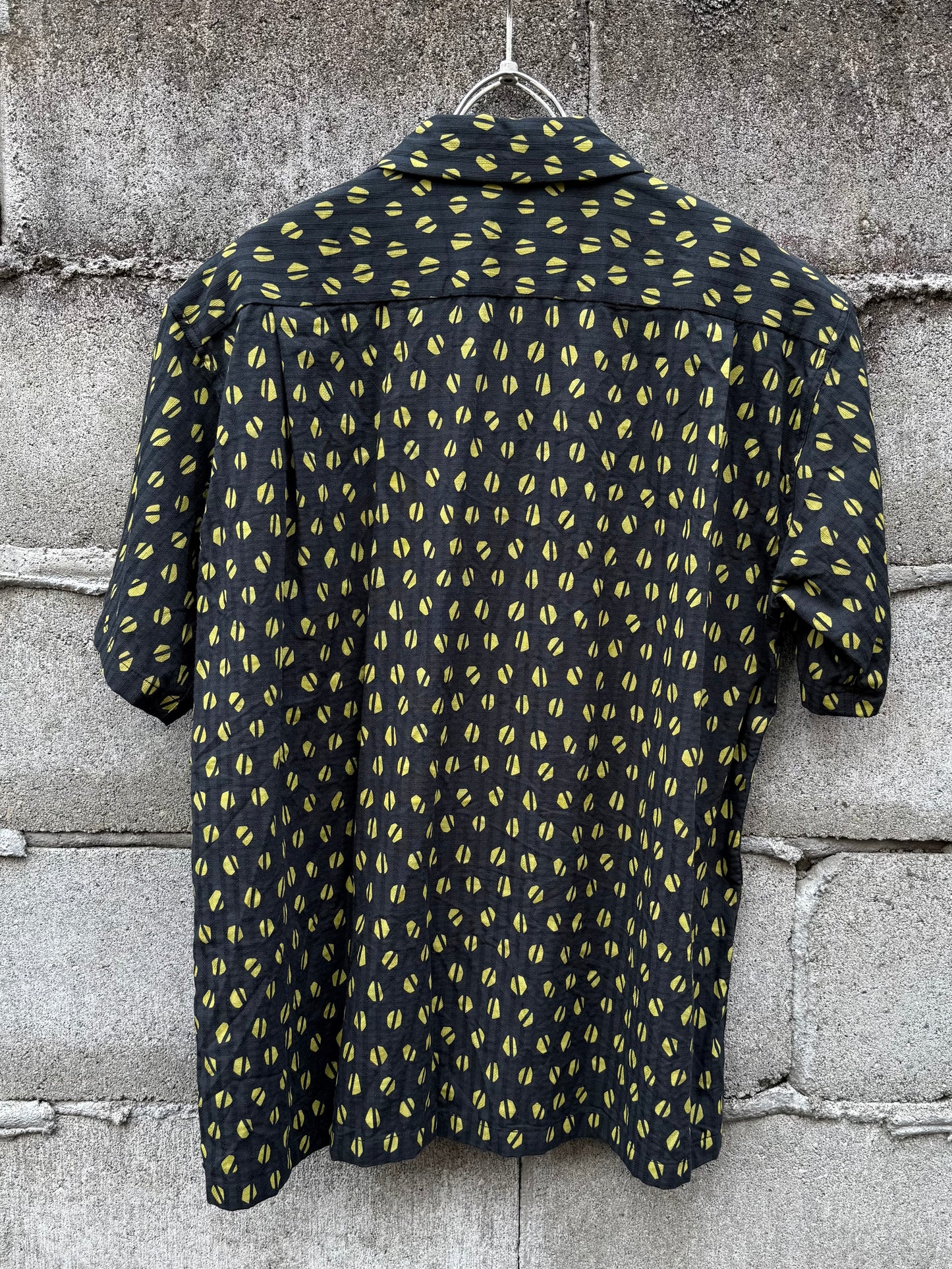 DOBBY COTTON OPEN SHIRT “BLUE MOUNTAIN”