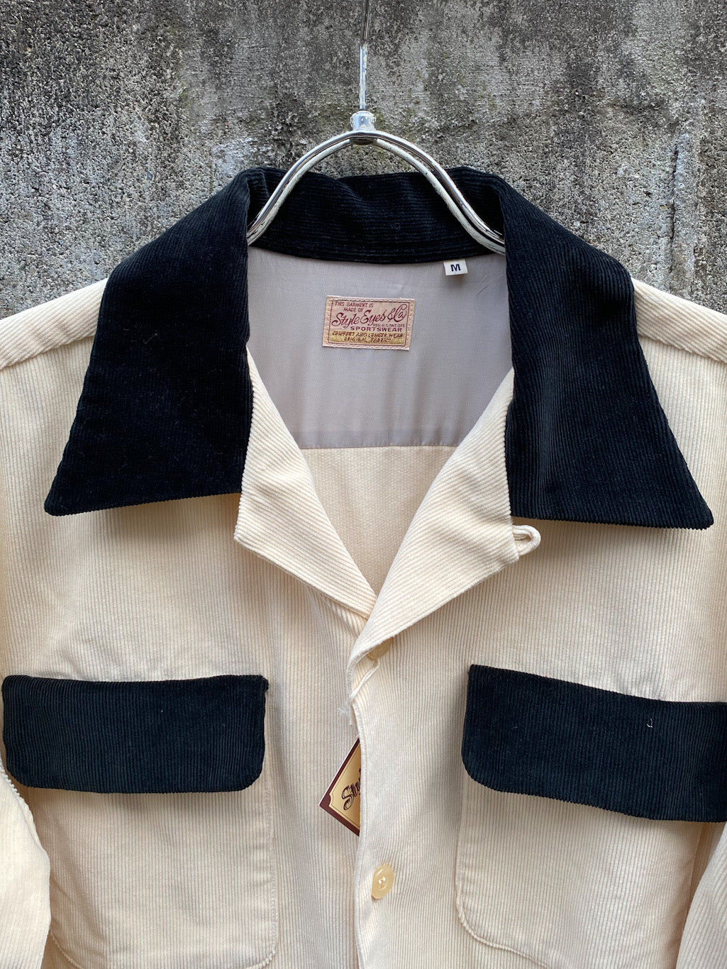 "Two-Tone" CORDUROY SPORT SHIRT