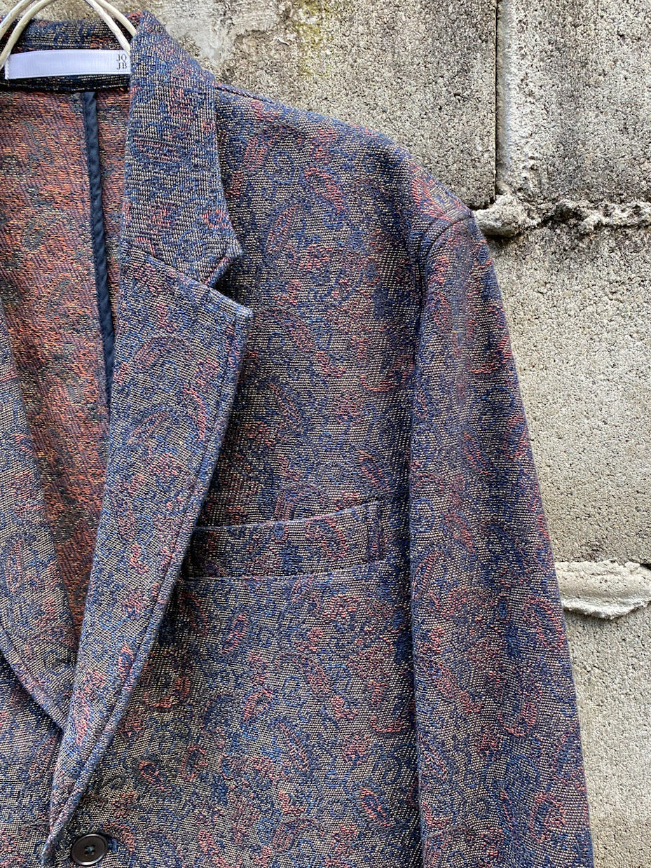 INDIGO JACQUARD JACKET